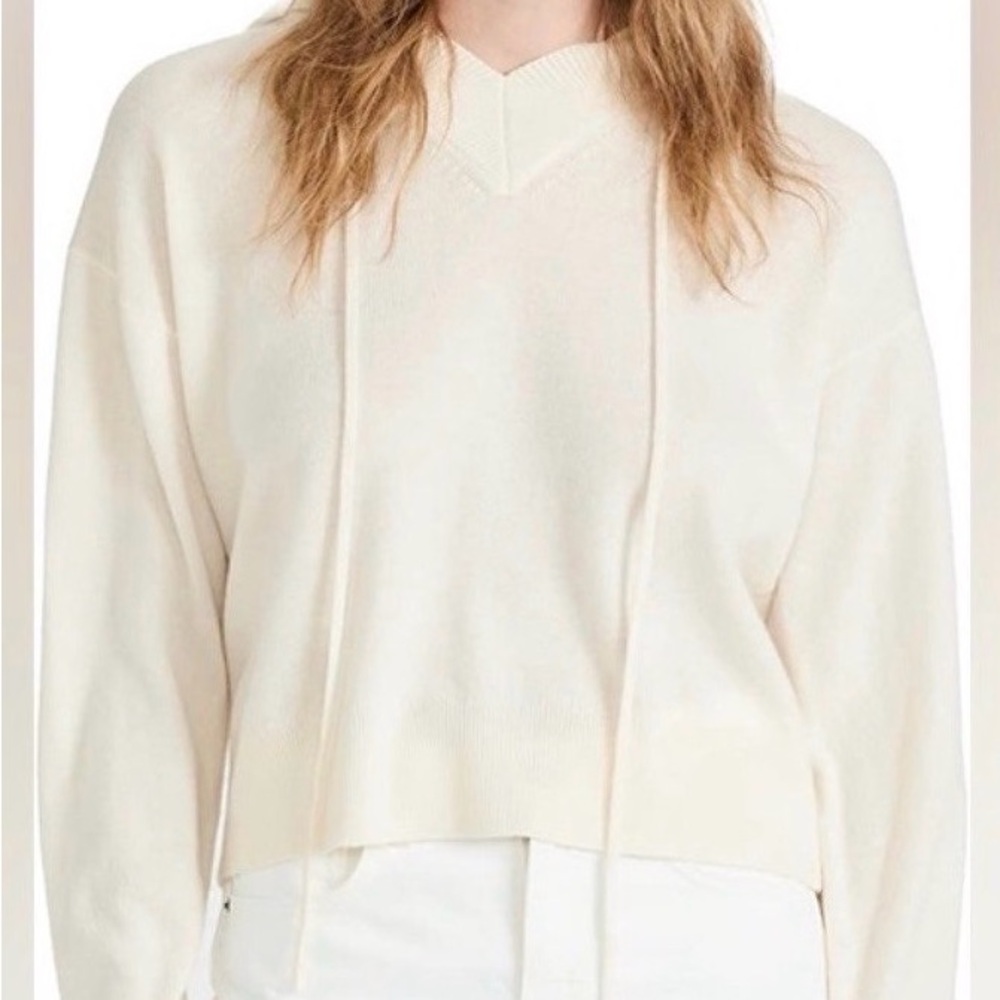 Theory Cashmere Pullover Hoodie